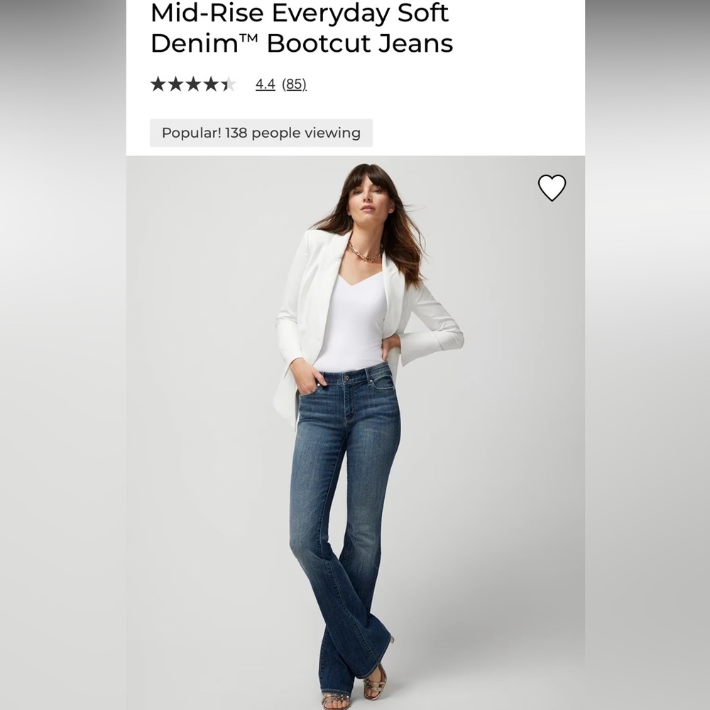 White House Black Market Boot Cut Jeans